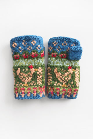 Blue Heirloom Hen Handwarmers