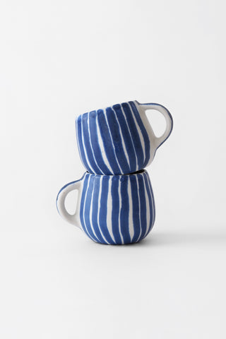 Blue Ink Espresso Mug