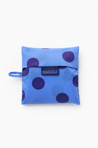 Blue Polka Dot Standard Baggu Tote