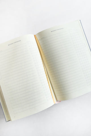 Blue Reading Journal