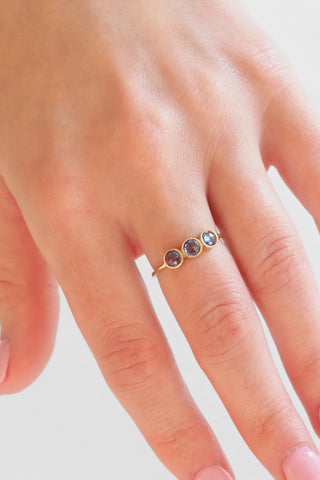 Blue Sapphire Aria Ring