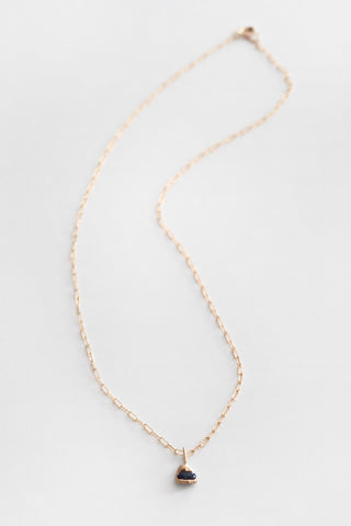 Blue Sapphire Nugget Necklace