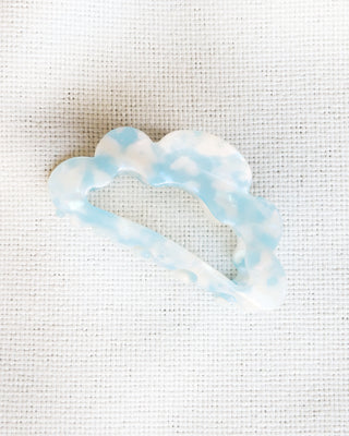 Blue Sky Cloud Claw Clip