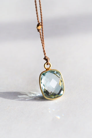Blue Topaz Necklace