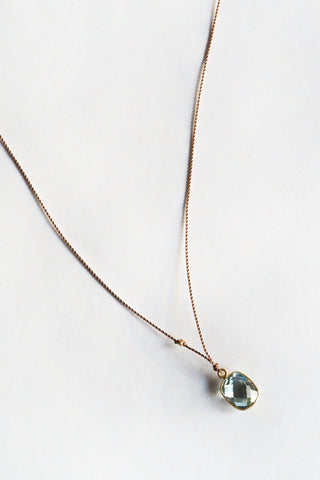 Blue Topaz Necklace