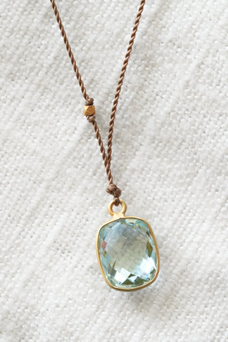 Blue Topaz Necklace