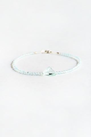 Blue Topaz + Aquamarine Bracelet