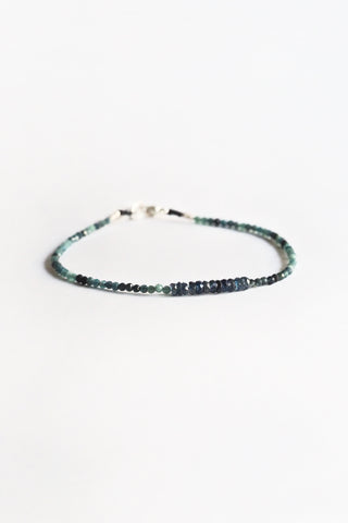 Blue Tourmaline Faceted Bracelet