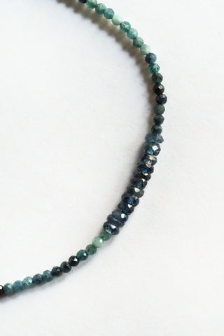 Blue Tourmaline Faceted Bracelet