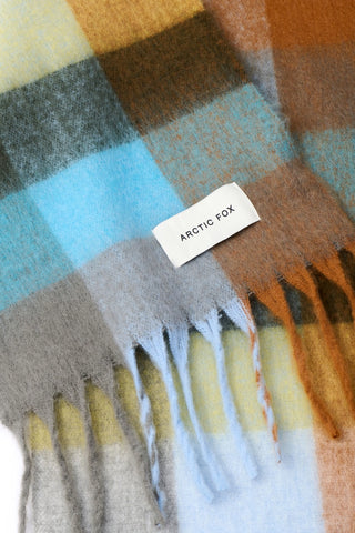 Blue + Orange Reykjavik Scarf
