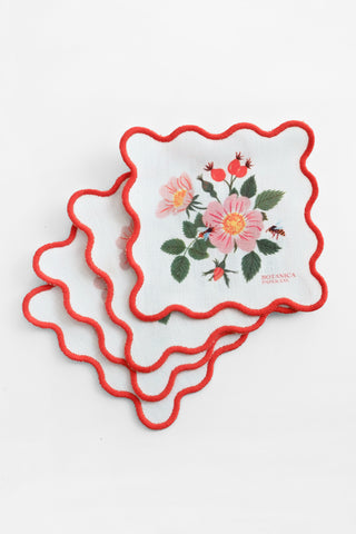 Botanist Linen Coaster Set