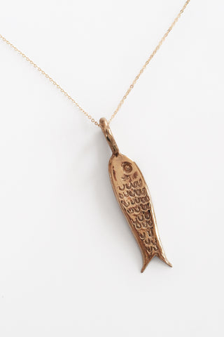Brass Fish Necklace