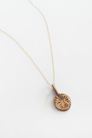 Brass Sol Necklace