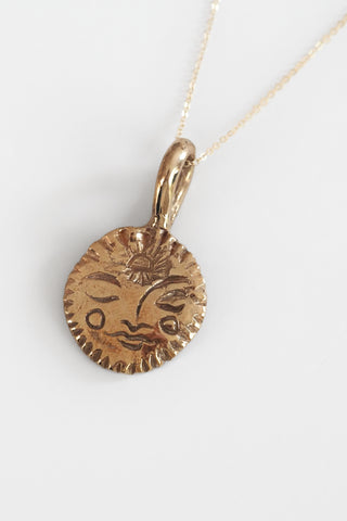 Brass Sol Necklace