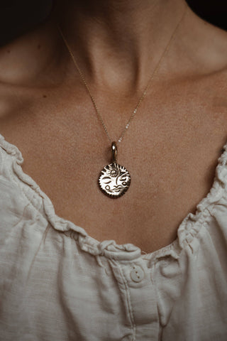 Brass Sol Necklace