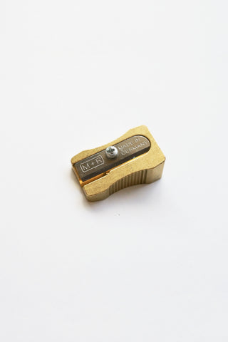 Brass Wedge Pencil Sharpener