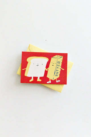 Bread and Butter Mini Greeting Card