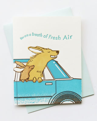 Breath Of Fresh Air Greeting Card