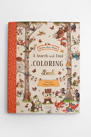 Brown Bear Wood: A Search-And-Find Coloring Book