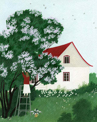 Picking Lilac