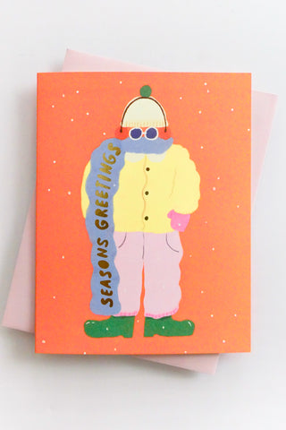 Bundled Up Holiday Greeting Card