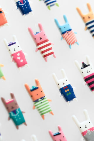 Bunny Puffy Stickers