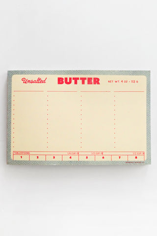 Butter Risograph Notepad