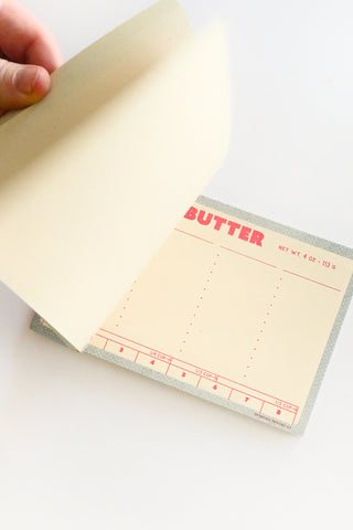 Butter Risograph Notepad
