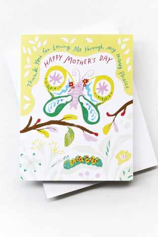 Butterfly Phases Mother's Day Greeting Card