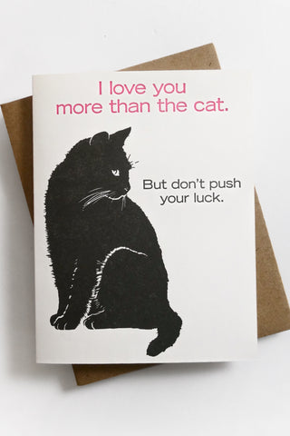 Cat Love Greeting Card