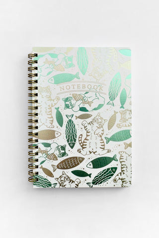Cats + Sealife Notebook