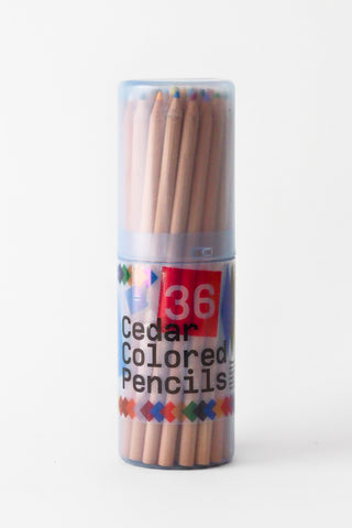 Cedar Colored Pencils, Set of 36