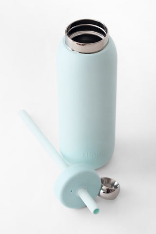 Celeste Straw Cap Stainless Steel Bottle