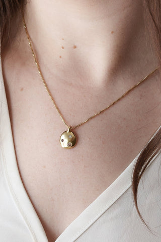 Champagne Mwala Constellation Necklace