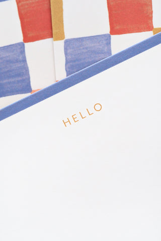 Check Flat Greeting Card Box