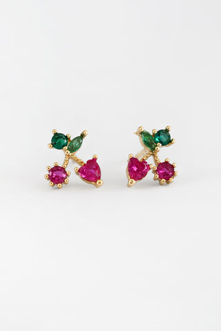 Cherries Studs