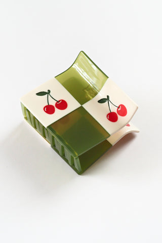 Cherry Patchwork Claw