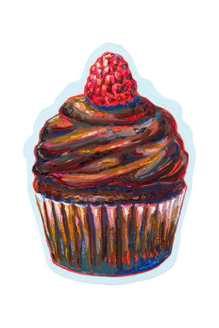 Chocolate Cupcake with Rasberry