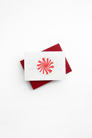 Christmas Candy Mini Greeting Card
