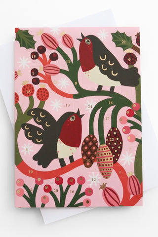 Christmas Chorus Advent Calendar Card