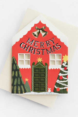 Christmas House Greeting Card