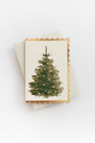 Christmas Tree Mini Greeting Card