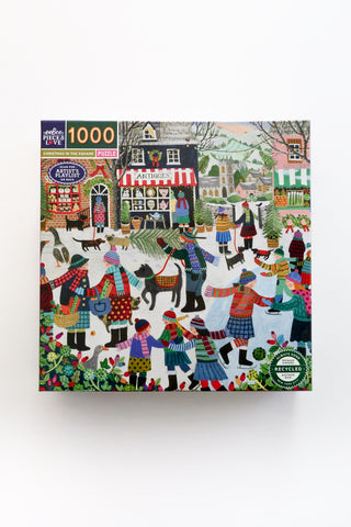 Christmas in the Square 1000 Piece Holiday Puzzle