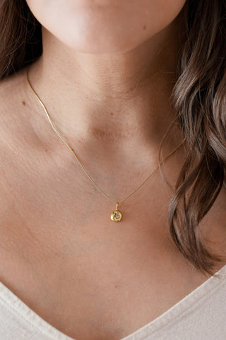Clear Pebble Necklace