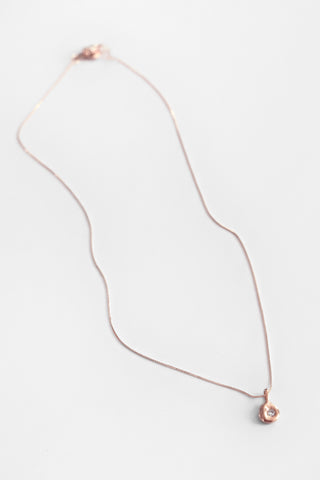 Clear Pebble Necklace