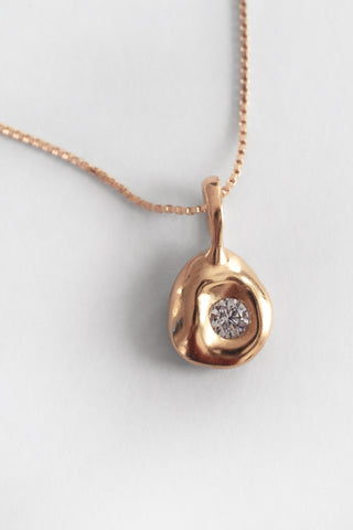 Clear Pebble Necklace