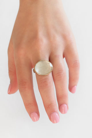 Clear Quartz Sea Kelp Ring