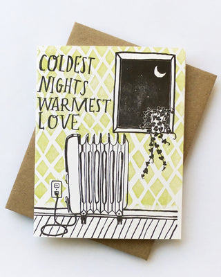 Coldest Nights Greeting Card