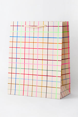 Color Grid Gift Bag