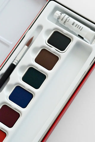 Color Paint Tablets Gouache Set